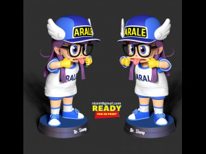 naughty arale norimaki 3D Baskı Modeli