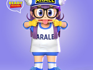 naughty arale norimaki 3D Baskı Modeli