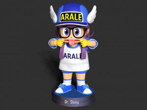 naughty arale norimaki 3D Print Model