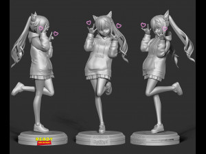 Keqing - genshin impact fanart 3D printmodel