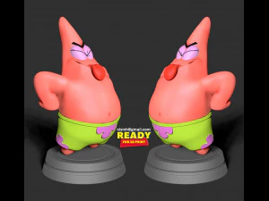 patrick star fanart 3D Print Model
