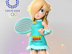 rosalina - olympic tokyo 2020 3D Baskı Modeli