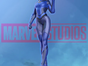 invisible woman 3D Print Model