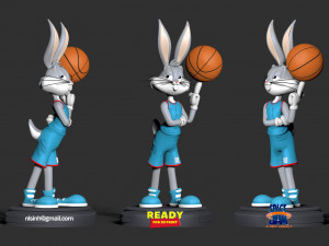 bugs bunny - space jam Modelo de impresión 3D