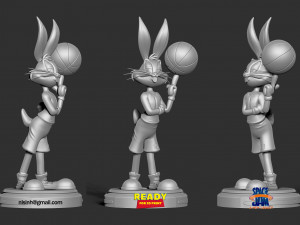 bugs bunny - space jam Modelo de impresión 3D