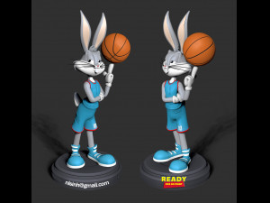 bugs bunny - space jam Modelo de impresión 3D