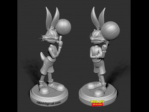 bugs bunny - space jam Modelo de impresión 3D
