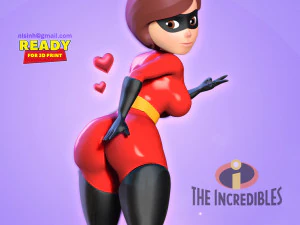 elastik kız - helen parr 3D Baskı Modeli
