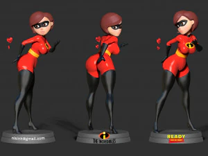 elastigirl - helen parr 3D Print Model