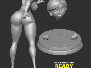 elastigirl - helen parr 3D Print Model
