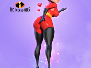 elastigirl - helen parr Modèles 3D en vedette