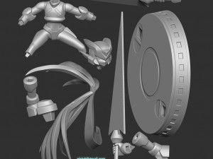 mega man zero 3D Print Model