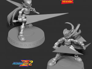 mega man zero 3D Print Model