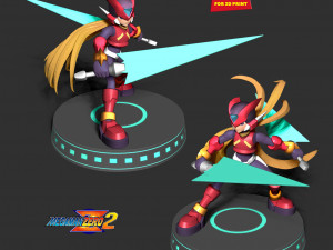 mega man zero 3D Print Model