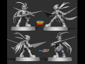 mega man zero 3D Print Model