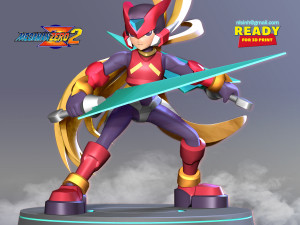 mega man zero 3D Print Model