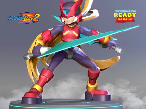mega man zero 3D Print Model