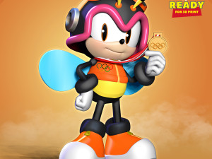 charmy bee wins gold medal at olympics Model Cetak 3D