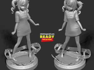 barbara pegg - genshin impact fanart Modelo de Impressão 3D
