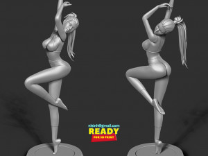 yoga girl 3D 프린트 모델