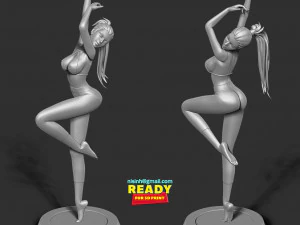yoga girl 3D Print Model