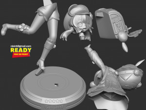klee - genshin impact fanart 3D-Druckmodell