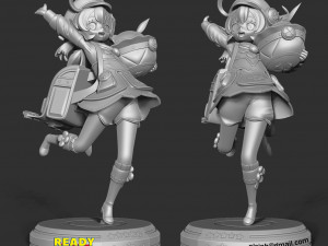 klee - genshin impact fanart 3D-Druckmodell