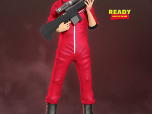 money heist fanart 3D Принт Модель