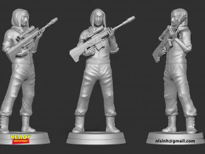 money heist fanart 3D Print Model
