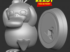 psyduck - pokemon fanart 3D Print Model
