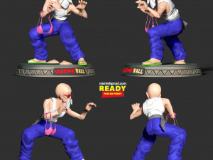 master roshi - ready to fight Modello di stampa 3D