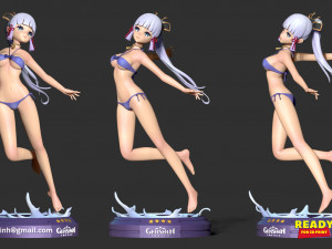 ayaka in bikini - genshin impact fanart 3D Print Model