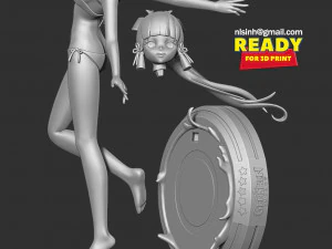 ayaka in bikini - genshin impact fanart 3D Print Model