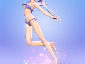 ayaka in bikini - genshin impact fanart 3D Print Model