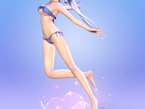 ayaka in bikini - genshin impact fanart 3D Print Model