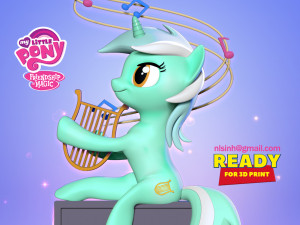 lyra heartstrings - my little pony 3D Print Model