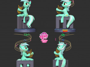 lyra heartstrings - my little pony 3D 프린트 모델