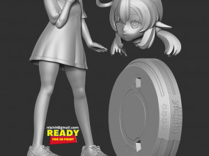 klee in a t-shirt 3D 프린트 모델