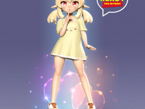 klee in a t-shirt 3D 프린트 모델