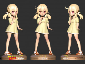 klee in a t-shirt 3D 프린트 모델