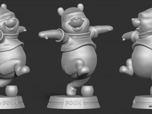 pooh bear Modèles 3D en vedette