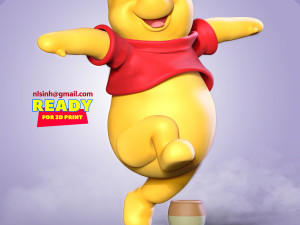 pooh bear Modèles 3D en vedette