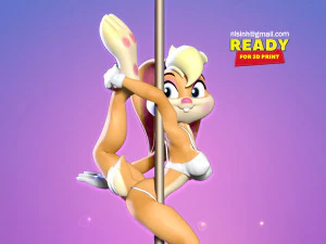 Лола Банни - фанарт по танцам на пилоне 3D Принт Модель