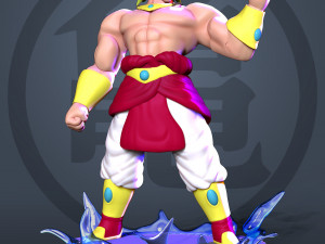 broly - dragon ball super fanart 3D Print Model