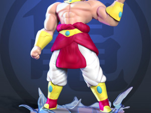 broly - dragon ball super fanart 3D Print Model