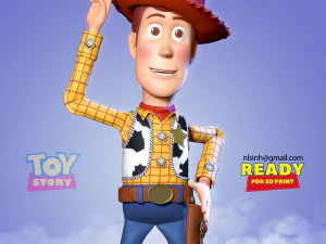 Вуді - історія іграшок фанарт 3D Принт Модель