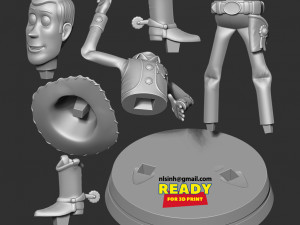 Woody - toy story fanart 3D प्रिंट मॉडल