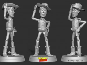 Вуді - історія іграшок фанарт 3D Принт Модель