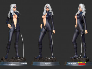 Black cat fanart 3D Print Model