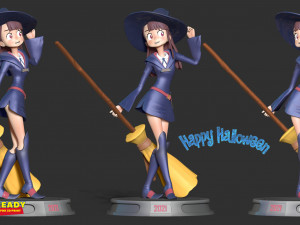 atsuko kagari - akko Model do druku 3D